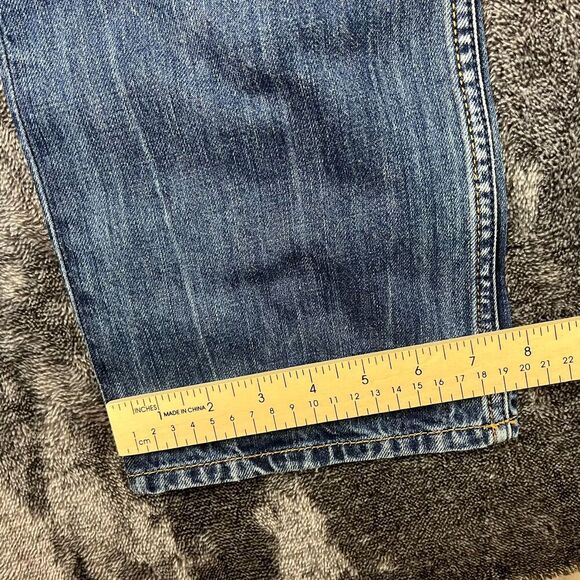 Diesel Safado Slim-Straight Blue Denim Distressed Jeans Button Fly 33X34(35X34.5 - Picture 15 of 15